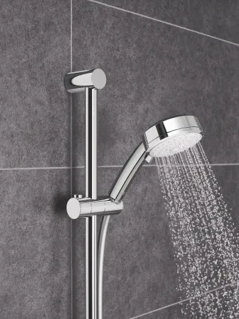 Душовий гарнітур зі штангою, 3 режими струменю Grohe New Tempesta Cosmopolitan (27929002) — Photo 1
