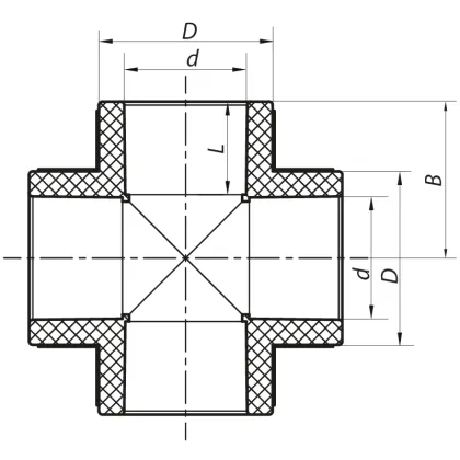 Хрестовина 32 PPR Koer K0027.PRO (KP0033) — Photo 1