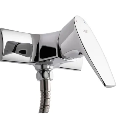 Змішувач для душу Qtap Optima (з душовим гарнітуром) QTOPTCRM010 Chrome — Photo 3