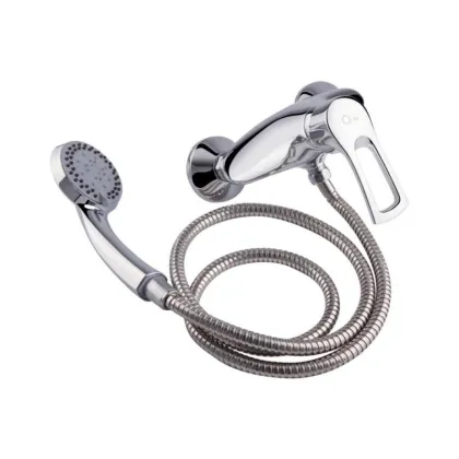 Змішувач для душу Qtap Hansberg (з душовим гарнітуром) QTHANCRM010 Chrome — Photo 2