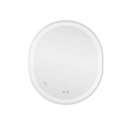 Дзеркало Qtap Gemini 800х700 з LED-підсвічуванням Touch, з антизапотіванням, з димером, рег. темп. кольору (3000-6500K) Reverse QT2578R8071W — Photo 2