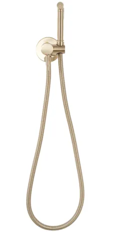 Набір душу гігієнічного REA LOOP BRUSHED GOLD матове золото — Photo 3