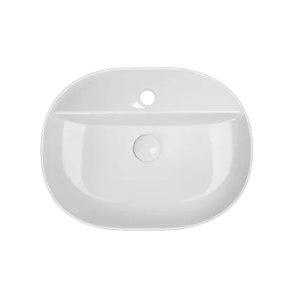 Раковина накладна Mixxus Premium ELLIPSE-0203 510х375х120mm з отвором під змішувач (MP6678) — Photo 4