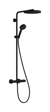 PULSIFY S PURO Showerpipe душова система 260 з термостатом, колір чорний матовий
