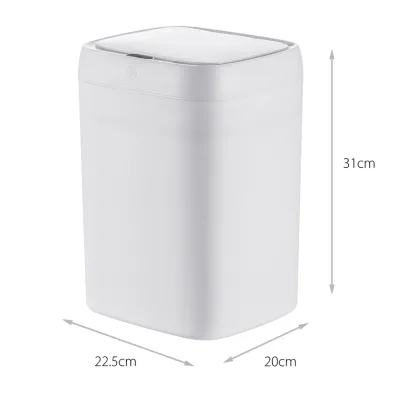 Відро для сміття сенсорне прямокутне Mixxus Wave-TC0314 White 14 л (колір білий) (MI8404) — Photo 16