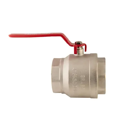 Кран кульовий Koer KR.214 - 4" FF ГГВ (ручка "важіль" червона) (KR4952) — Photo 3