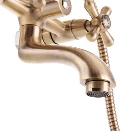 Змішувач для ванни Haiba Dominox 142 Euro Бронзовий (HB3938) — Photo 3