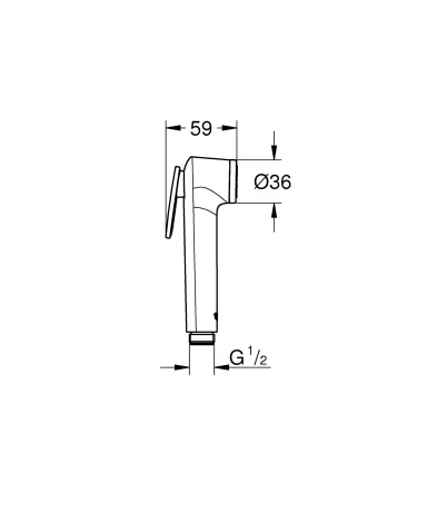 Лійка гігієнічного душу Grohe Tempesta-F Trigger Spray (27512001) — Photo 6