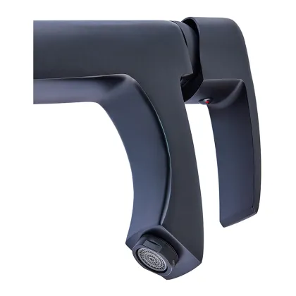 Змішувач для умивальника Mixxus Magnum 001 (Nut) Black (MI6196) — Photo 2