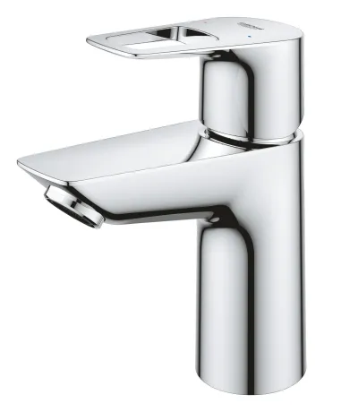 Одноважільний змішувач для раковини S-Size Grohe BauLoop New з нажимним донним клапаном (23878001) — Photo 4