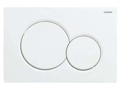 Панель змиву KOER KT-0601-03 пластикова, кнопка кругла (KR5175) — Photo 3