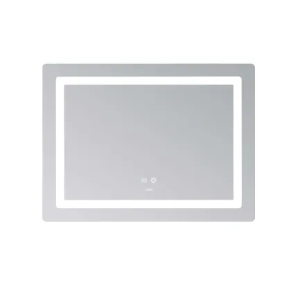 Дзеркало Lidz Kubis (KU2) 800х600 з LED-підсвічуванням Touch, з антизапотіванням, з димером, рег. яскравості LD78LF9048060 — Photo 3