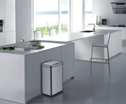 Відро для сміття сенсорне прямокутне Koer TC-020212-02 12 л колір нержавійка (KR5584) — Photo 9