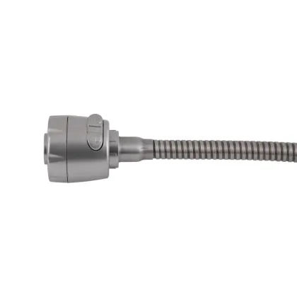 Змішувач для кухні Brinex Pure 015F41 з гнучким виливом   Nickel BRIPUR015F41NKL — Photo 3