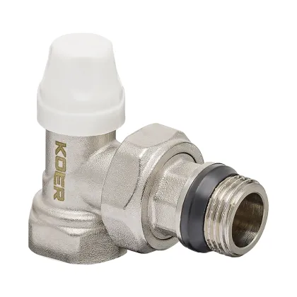 Комплект для підключення радіатора Koer SET-13 - 1/2"x1/2" (осьовий) з термоголовкою ВЗ (KR3176) — Photo 3