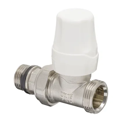Комплект для підключення радіатора Koer SET-15 - 1/2"x3/4" (прямий) з термоголовкою ЗЗ (KR3180) — Photo 1