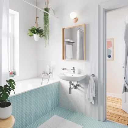 Сифон для раковини GROHE 28912000 без випуску (під донний клапан) без ревізії (Колір хром) 1 1/4'' (28912000) — Photo 1