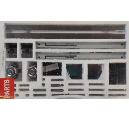 Двері в нішу Koer SR SD05-140x200-TR-01 прозоре скло Easy Clean 6мм, хром (KR5406) — Photo 19