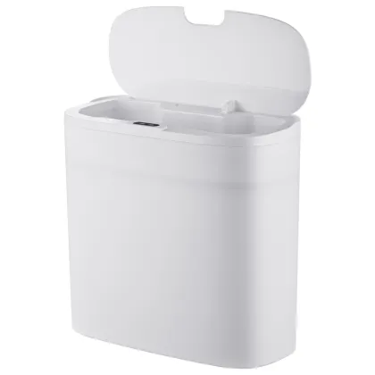 Відро для сміття сенсорне прямокутне Mixxus Wave-TC0414 White 14 л (колір білий) (MI8405) — Photo 1