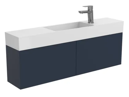 Тумба підвісна MINIMA синя для умивальника TONI 1050 Miraggio
