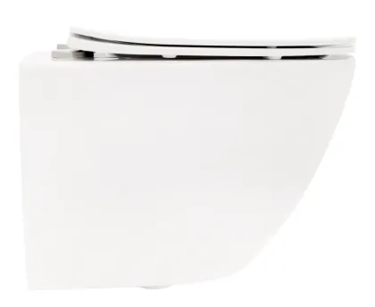 Підвісний унітаз REA CARLO FLAT MINI WHITE білий — Photo 2