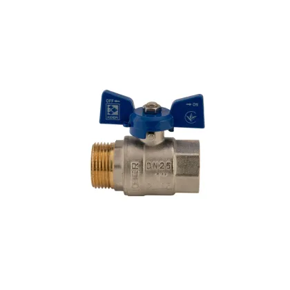 Кран кульовий Koer 1" ГШМ (KR.218.B) синій (KR2721) — Photo 4