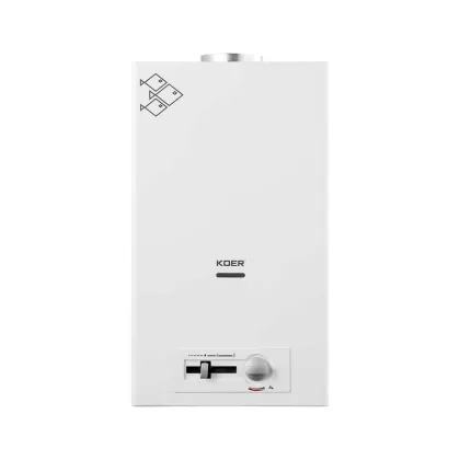 Газова колонка KOER KWH.G0410 WHITE димохідна з п'єзорозпалом 10 л/хв (колір білий) (KR5663) — Photo 2