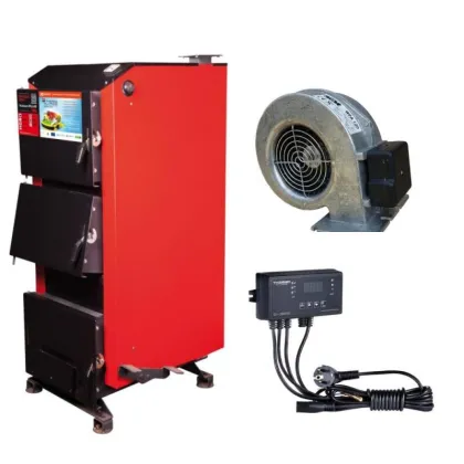 Thermo Alliance Vulcan Plus V 3.0 Котел твердопаливний сталевий VPSFW 50 + Вентилятор котла до 40 кВт, "M Plus M" + "ТА24n" Контролер для котла