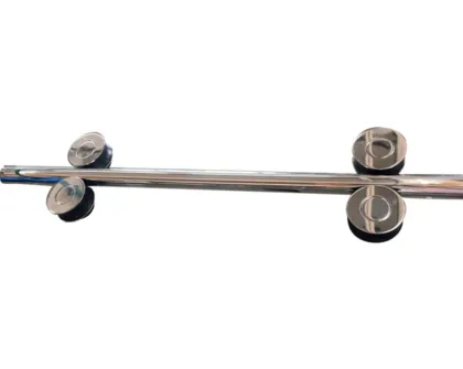Двері в нішу Koer SR SD06-120x220-TR-01 прозоре скло Easy Clean 8мм, хром (KR5367) — Photo 8