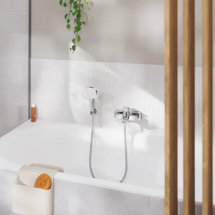 Одноважільний змішувач для ванни Grohe Cubeo (1018140000) — Photo 4