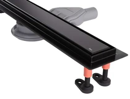 Трап для душу REA NEOX 80 SUPERFLOW BLACK 2в1 чорний — Photo 3