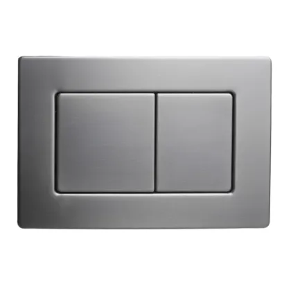 Панель змиву Koer KT-0612-07 240x160x10mm з нержавіючої сталі, квадр. (графіт) — Photo 2
