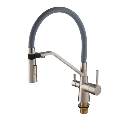 Змішувач для кухні Mixxus Premium Magnet 021 SS COLOR REFL.GREY (MI6976) — Photo 3
