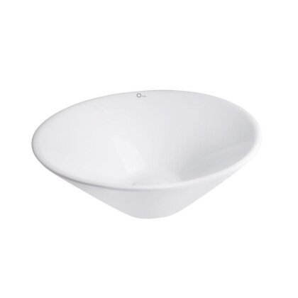 Раковина-чаша Qtap Amazon 425х425х155 White з донним клапаном QT0211K70W — Photo 2