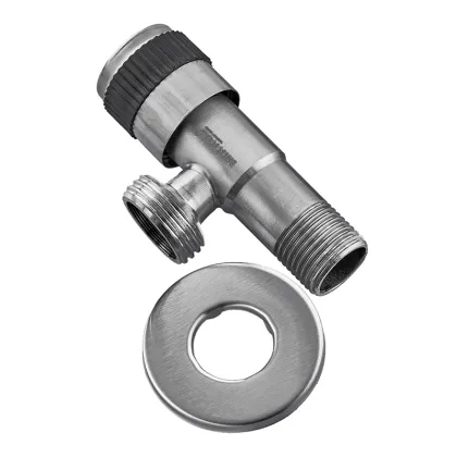 Кран для підключення сантехприладів Mixxus VAL-05-1/2x3/4 з нерж. сталі SUS304 (MI6027) — Photo 1