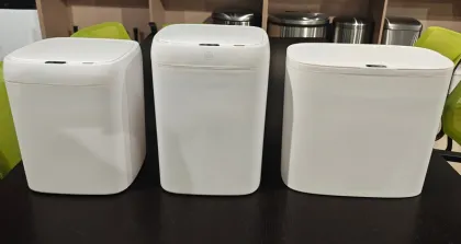 Відро для сміття сенсорне прямокутне Mixxus Wave-TC0414 White 14 л (колір білий) (MI8405) — Photo 16
