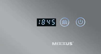 Дзеркало Mixxus HARD MR06-50x80-CASE з Led Touch, Anti-fog, димером, регулятором яскравості, годинником (MI6657) — Photo 6