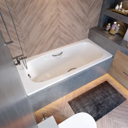 Ванна Deline 170х75 з отв під ручки — Photo 1