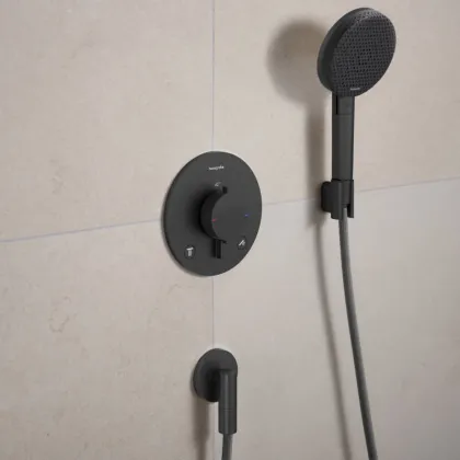 ECOSTAT COMFORT S термостат для 2х споживачів, ПМ, шліфованний чорний хром — Photo 4