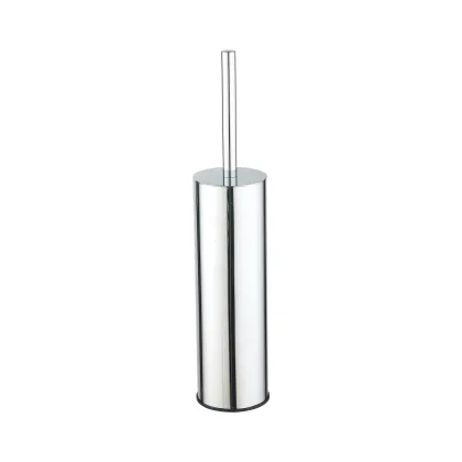 Йоржик для унітазу підлоговий VBI ROUND M CHROME