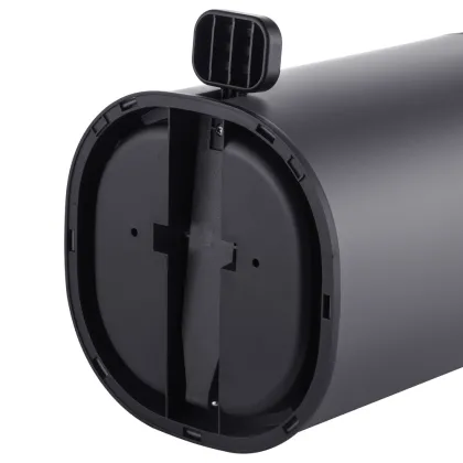 Відро для сміття з плавним закриттям овальне Mixxus Premium Olivary-TC0105 Graphite 5 л колір графіт (MI7063) — Photo 4