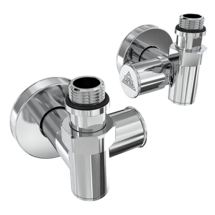 Кран кутовий Laris 1/2" - 1/2" Під ТЕН 2шт. (LX-2044) — Photo 2