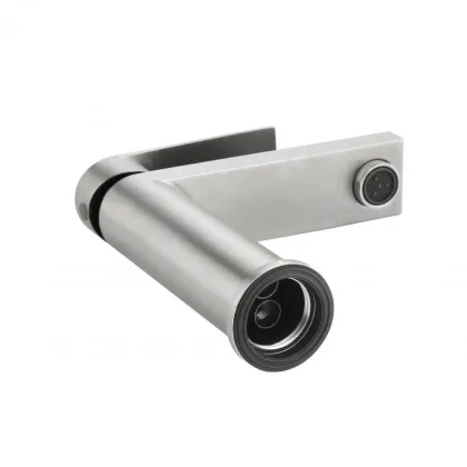 Змішувач для раковини низький Lidz Nexus 001F (k35) LDNEX001FNKS49184 Nickel — Photo 4