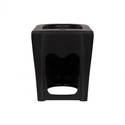 Біде напольне Qtap Scorpio 530x360x395 Matt black QT14441003CMB — Photo 3