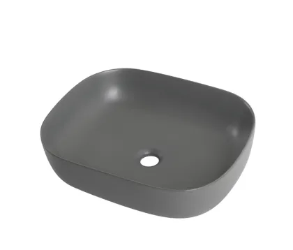 Раковина накладна Mixxus Premium DIVERSE-0115 GRAY 490x395x135mm (MP6650) — Photo 8