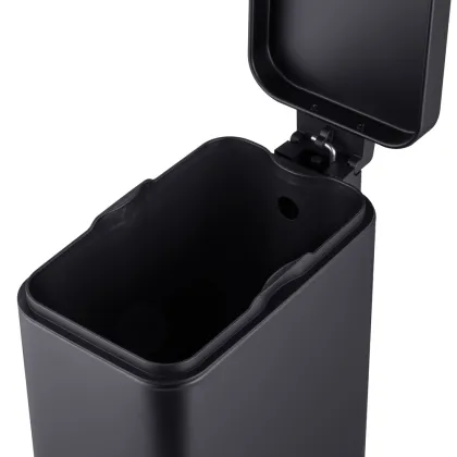 Відро для сміття з плавним закриттям прямокутне Mixxus Premium Quadro-TC0105 Black 5 л колір чорний (MI7061) — Photo 7