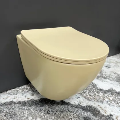 Підвісний унітаз VBI VULCANO BEIGE MATT