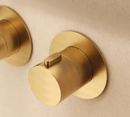 IMEX AZORES BRUSHED GOLD Набір для душу термостатичний, PVD матове золото — Photo 5
