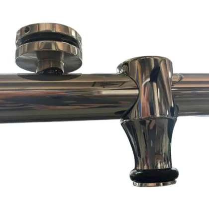Двері в нішу Koer SR SD06-120x220-TR-01 прозоре скло Easy Clean 8мм, хром (KR5367) — Photo 7