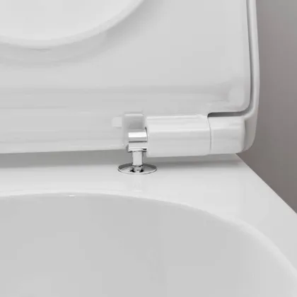 ELU PURA S унітаз підвісний 54*36,6см AquaHelix Flush, в комплекті з сидінням Slim з функцією SoftClose and QuickRelease — Photo 5